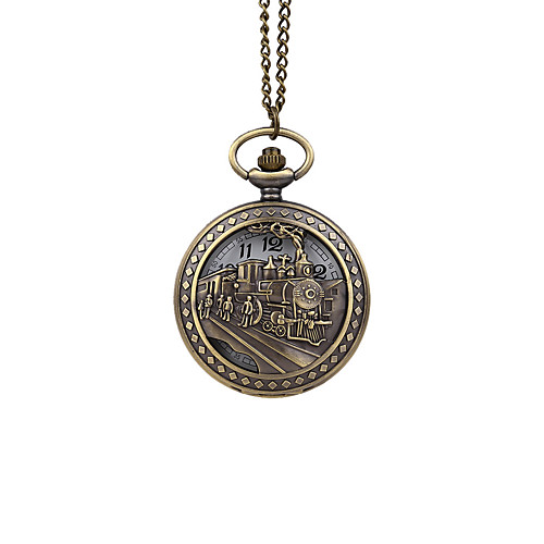 Men's Pocket Watch Quartz Bronze Hollow Engraving New Design Casual Watch Analog Casual Skeleton - Brown
Men's Pocket Watch Quartz Bronze Hollow Engraving New Design Casual Watch Analog Casual Skeleton - Brown