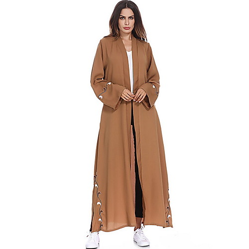 Traditional & Cultural Wear Abaya Women's Daily Wear Polyester Pattern / Print Long Sleeve Abaya
Traditional & Cultural Wear Abaya Women's Daily Wear Polyester Pattern / Print Long Sleeve Abaya