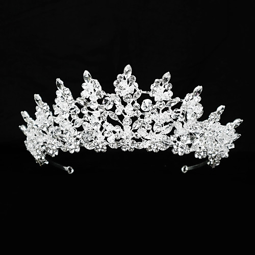 Crystal / Rhinestone / Alloy Tiaras / Headbands / Headdress with Pearls / Glitter / Crystal / Rhinestone 1 Piece Wedding / Birthday Headpiece
Crystal / Rhinestone / Alloy Tiaras / Headbands / Headdress with Pearls / Glitter / Crystal / Rhinestone 1 Piece Wedding / Birthday Headpiece