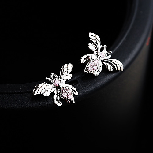Women's Cubic Zirconia Stud Earrings S925 Sterling Silver Earrings Jewelry Silver / Golden For Wedding Party 1 Pair
Women's Cubic Zirconia Stud Earrings S925 Sterling Silver Earrings Jewelry Silver / Golden For Wedding Party 1 Pair