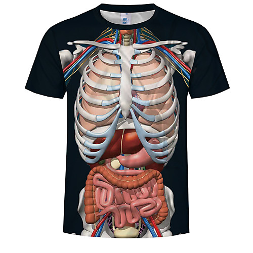 Men's Daily Wear Plus Size T-shirt - Color Block Round Neck Black / Short Sleeve
Men's Daily Wear Plus Size T-shirt - Color Block Round Neck Black / Short Sleeve
