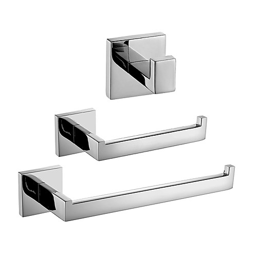 Bathroom Accessory Set New Design / Creative Contemporary / Modern Stainless steel / Stainless Steel / Iron / Metal 3pcs - Bathroom Wall Mounted
Bathroom Accessory Set New Design / Creative Contemporary / Modern Stainless steel / Stainless Steel / Iron / Metal 3pcs - Bathroom Wall Mounted