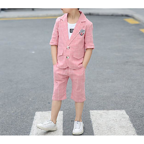 Royal Blue / Gray / Candy Pink Cotton Ring Bearer Suit - 3 Pieces Includes Vest / Top / Pants
Royal Blue / Gray / Candy Pink Cotton Ring Bearer Suit - 3 Pieces Includes Vest / Top / Pants