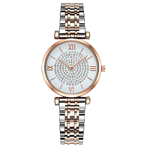 Women's Quartz Watches Casual Fashion Silver Rose Gold Stainless Steel Chinese Quartz Silver Rose Gold Water Resistant / Waterproof Casual Watch Imitation Diamond 30 m 1 pc Analog One Year Battery
Women's Quartz Watches Casual Fashion Silver Rose Gold Stainless Steel Chinese Quartz Silver Rose Gold Water Resistant / Waterproof Casual Watch Imitation Diamond 30 m 1 pc Analog One Year Battery