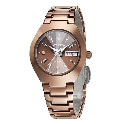 Men's Steel Band Watches Quartz Modern Style Stylish Black / Silver / Rose Gold 30 m Water Resistant / Waterproof Calendar / date / day Noctilucent Analog Fashion Minimalist - Black / Blue Rose Gold
Men's Steel Band Watches Quartz Modern Style Stylish Black / Silver / Rose Gold 30 m Water Resistant / Waterproof Calendar / date / day Noctilucent Analog Fashion Minimalist - Black / Blue Rose Gold
