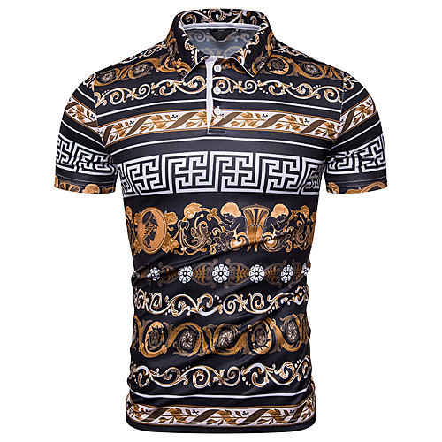 Men's Daily Wear EU / US Size Polo - Geometric Shirt Collar Rainbow / Short Sleeve
Men's Daily Wear EU / US Size Polo - Geometric Shirt Collar Rainbow / Short Sleeve