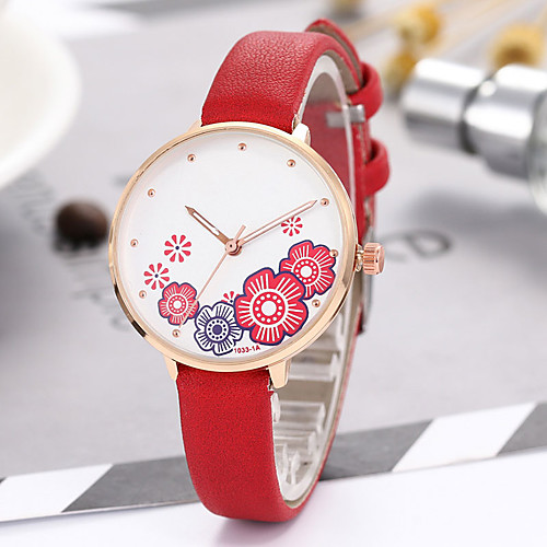 Women's Quartz Watches Casual Fashion Black White Red PU Leather Chinese Quartz Black Red Blushing Pink Water Resistant / Waterproof Casual Watch Adorable 30 m 1 pc Analog One Year Battery Life
Women's Quartz Watches Casual Fashion Black White Red PU Leather Chinese Quartz Black Red Blushing Pink Water Resistant / Waterproof Casual Watch Adorable 30 m 1 pc Analog One Year Battery Life