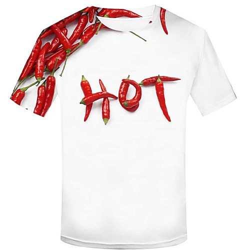Men's Event / Party Casual Street chic / Exaggerated Plus Size Cotton T-shirt - 3D / Graphic / Letter Print Round Neck White / Short Sleeve
Men's Event / Party Casual Street chic / Exaggerated Plus Size Cotton T-shirt - 3D / Graphic / Letter Print Round Neck White / Short Sleeve