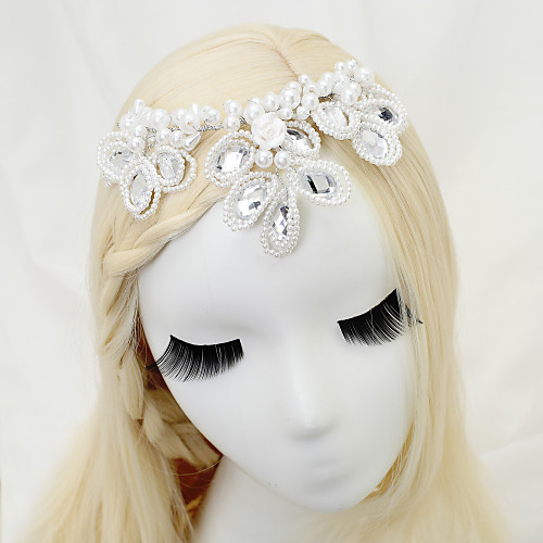 Imitation Pearl / Acrylic / Alloy Headbands with Faux Pearl / Flower / Paillette 1 Piece Wedding Headpiece
Imitation Pearl / Acrylic / Alloy Headbands with Faux Pearl / Flower / Paillette 1 Piece Wedding Headpiece