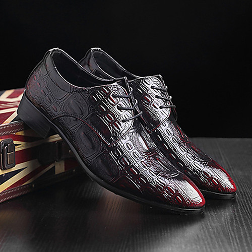 Men's Formal Shoes PU Spring & Summer / Fall & Winter Business / British Oxfords Black / Burgundy / Silver / Party & Evening / Party & Evening
Men's Formal Shoes PU Spring & Summer / Fall & Winter Business / British Oxfords Black / Burgundy / Silver / Party & Evening / Party & Evening