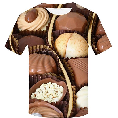 Men's Event / Party Casual Street chic / Exaggerated T-shirt - 3D / Graphic / Fruit Print Brown XXL
Men's Event / Party Casual Street chic / Exaggerated T-shirt - 3D / Graphic / Fruit Print Brown XXL
