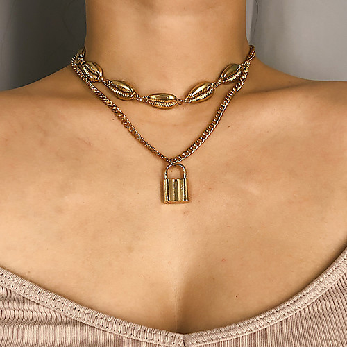 Women's Necklace Layered Necklace Gold Silver 40 cm Necklace Jewelry 1pc For Daily School Street Holiday Festival
Women's Necklace Layered Necklace Gold Silver 40 cm Necklace Jewelry 1pc For Daily School Street Holiday Festival
