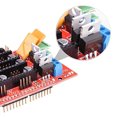 RAMPS 1.4 Controller Board 5PCS DRV8825 StepStick Driver Module for 3D Printer
RAMPS 1.4 Controller Board 5PCS DRV8825 StepStick Driver Module for 3D Printer
