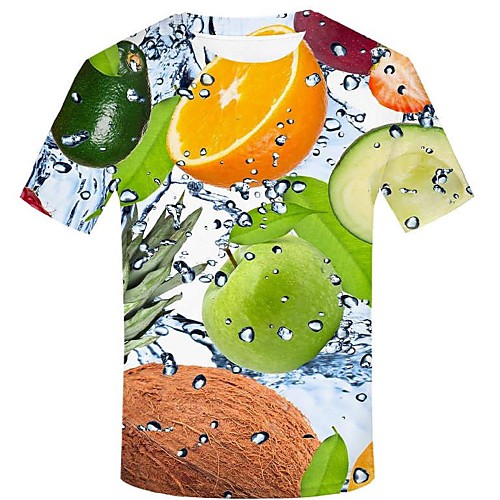 Men's Event / Party Casual Street chic / Exaggerated T-shirt - 3D / Graphic / Fruit Print Rainbow XXL
Men's Event / Party Casual Street chic / Exaggerated T-shirt - 3D / Graphic / Fruit Print Rainbow XXL