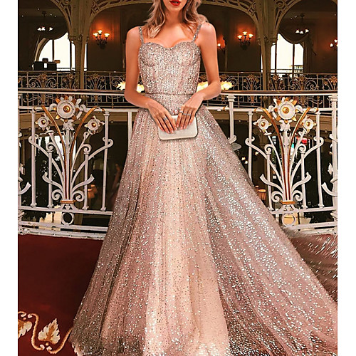 A-Line Spaghetti Strap Floor Length Tulle Formal Evening Dress with by LAN TING Express
A-Line Spaghetti Strap Floor Length Tulle Formal Evening Dress with by LAN TING Express