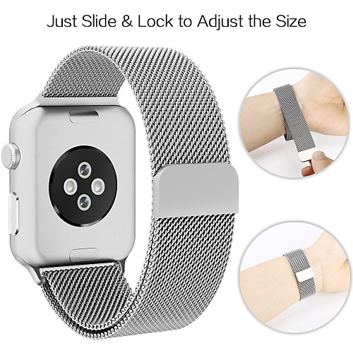 Watch Band for Apple Watch Series 5/4/3/2/1 Apple Milanese Loop Stainless Steel Wrist Strap
Watch Band for Apple Watch Series 5/4/3/2/1 Apple Milanese Loop Stainless Steel Wrist Strap