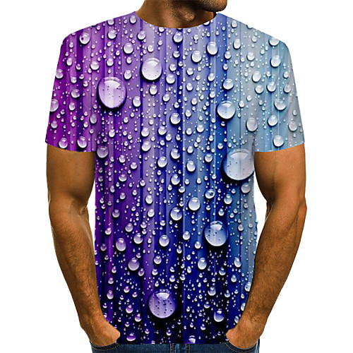 Men's Daily Wear Club Street chic / Exaggerated EU / US Size T-shirt - Polka Dot / Color Block / 3D Print Round Neck Lavender / Short Sleeve
Men's Daily Wear Club Street chic / Exaggerated EU / US Size T-shirt - Polka Dot / Color Block / 3D Print Round Neck Lavender / Short Sleeve