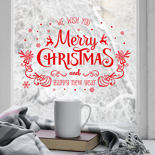 Window Film & Stickers Decoration Floral / Christmas Geometric / Holiday PVC(PolyVinyl Chloride) Window Sticker
Window Film & Stickers Decoration Floral / Christmas Geometric / Holiday PVC(PolyVinyl Chloride) Window Sticker