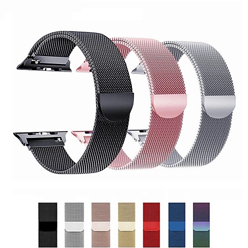 Watch Band for Apple Watch Series 4/3/2/1 Apple Milanese Loop Stainless Steel Wrist Strap
Watch Band for Apple Watch Series 4/3/2/1 Apple Milanese Loop Stainless Steel Wrist Strap