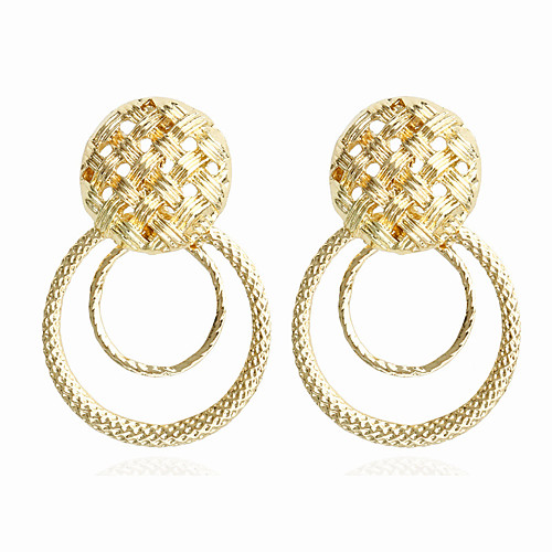 Women's Drop Earrings Earrings Hollow Out Twist Circle Simple European Trendy Fashion Earrings Jewelry Gold / Silver For Party Daily Street Holiday Work
Women's Drop Earrings Earrings Hollow Out Twist Circle Simple European Trendy Fashion Earrings Jewelry Gold / Silver For Party Daily Street Holiday Work