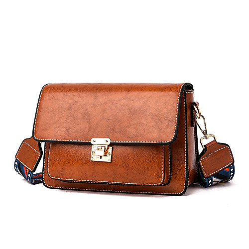 Women's PU(Polyurethane) / PU Crossbody Bag Color Block Black / Brown / Wine / Fall & Winter
Women's PU(Polyurethane) / PU Crossbody Bag Color Block Black / Brown / Wine / Fall & Winter