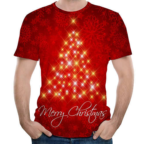 Men's Daily Daily Wear EU / US Size T-shirt - 3D Round Neck Red / Short Sleeve
Men's Daily Daily Wear EU / US Size T-shirt - 3D Round Neck Red / Short Sleeve