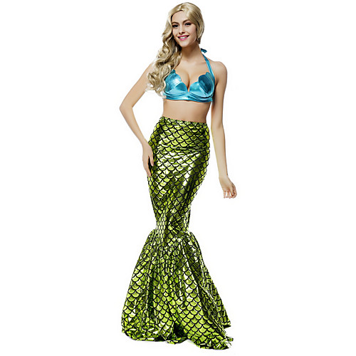 Mermaid Costume Women's Fairytale Theme Halloween Performance Cosplay Costumes Theme Party Costumes Women's Dance Costumes Polyester Sequins
Mermaid Costume Women's Fairytale Theme Halloween Performance Cosplay Costumes Theme Party Costumes Women's Dance Costumes Polyester Sequins