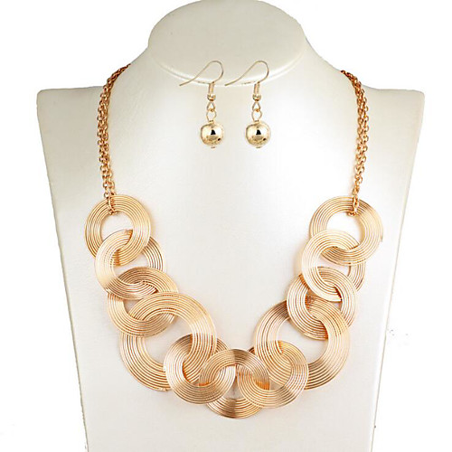 Women's Necklace Classic Joy Stylish Earrings Jewelry Gold / Silver For Party Daily Two-piece Suit
Women's Necklace Classic Joy Stylish Earrings Jewelry Gold / Silver For Party Daily Two-piece Suit