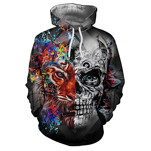 Men's Casual / Street chic Hoodie - Color Block / 3D / Character Rainbow US34 / UK34 / EU42
Men's Casual / Street chic Hoodie - Color Block / 3D / Character Rainbow US34 / UK34 / EU42