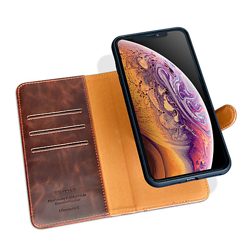 Case For Apple iPhone XS / iPhone XR / iPhone XS Max Wallet / Card Holder / Shockproof Full Body Cases Solid Colored Hard PU Leather
Case For Apple iPhone XS / iPhone XR / iPhone XS Max Wallet / Card Holder / Shockproof Full Body Cases Solid Colored Hard PU Leather