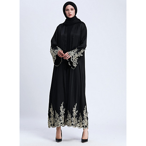 Traditional & Cultural Wear Abaya Women's Daily Wear Satin Embroidery / Split Joint Abaya
Traditional & Cultural Wear Abaya Women's Daily Wear Satin Embroidery / Split Joint Abaya