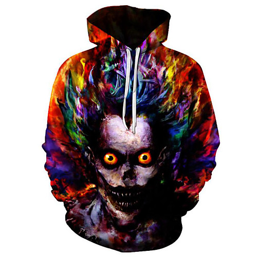 Men's Party / Casual Hoodie - Color Block / 3D / Skull Black US40 / UK40 / EU48
Men's Party / Casual Hoodie - Color Block / 3D / Skull Black US40 / UK40 / EU48