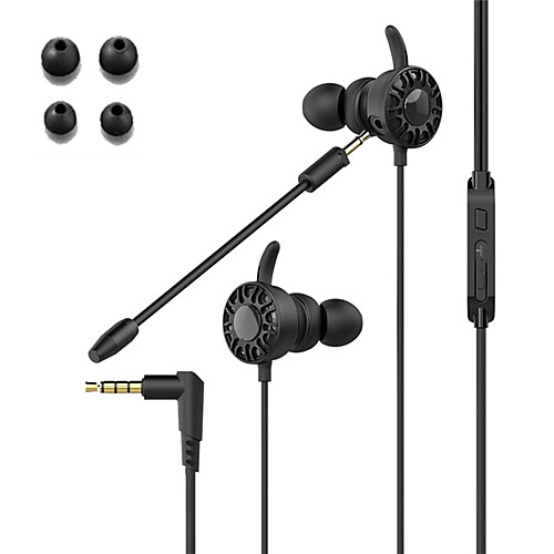 LITBest T5 Wired In-ear Gaming Earphone Wired Noise Cancelling Stereo Earbud with Removable Microphone for Mobile Phone PC PS4 Xbox
LITBest T5 Wired In-ear Gaming Earphone Wired Noise Cancelling Stereo Earbud with Removable Microphone for Mobile Phone PC PS4 Xbox
