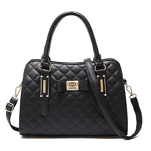 Women's PU(Polyurethane) / PU Top Handle Bag Solid Color Black / Wine / Sky Blue / Fall & Winter
Women's PU(Polyurethane) / PU Top Handle Bag Solid Color Black / Wine / Sky Blue / Fall & Winter