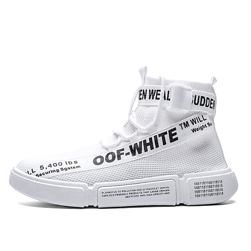 Men's Comfort Shoes Elastic Fabric Spring & Summer Sporty Sneakers Breathable Black / White
Men's Comfort Shoes Elastic Fabric Spring & Summer Sporty Sneakers Breathable Black / White