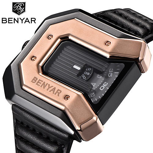 AIBI Men's Sport Watch Quartz Sporty Genuine Leather Black / Red / Orange 30 m Water Resistant / Waterproof Casual Watch Analog Casual - GoldenBlack Orange Gold / Red One Year Battery Life
AIBI Men's Sport Watch Quartz Sporty Genuine Leather Black / Red / Orange 30 m Water Resistant / Waterproof Casual Watch Analog Casual - GoldenBlack Orange Gold / Red One Year Battery Life