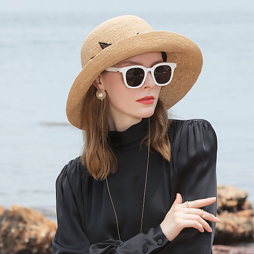 Natural Fiber Straw Hats with Ruffle 1pc Casual / Daily Wear Headpiece
Natural Fiber Straw Hats with Ruffle 1pc Casual / Daily Wear Headpiece