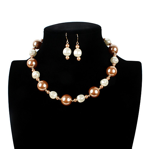 Women's Necklace Geometrical U Shape Simple Sweet Fashion Cute Elegant Imitation Pearl Earrings Jewelry Beige For Wedding Party Daily Club Festival 1 set
Women's Necklace Geometrical U Shape Simple Sweet Fashion Cute Elegant Imitation Pearl Earrings Jewelry Beige For Wedding Party Daily Club Festival 1 set