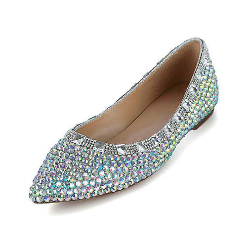 Women's Wedding Shoes Flat Heel Pointed Toe Crystal / Sparkling Glitter PU(Polyurethane) Sweet / Minimalism Spring & Summer / Fall & Winter Rainbow / Party & Evening
Women's Wedding Shoes Flat Heel Pointed Toe Crystal / Sparkling Glitter PU(Polyurethane) Sweet / Minimalism Spring & Summer / Fall & Winter Rainbow / Party & Evening