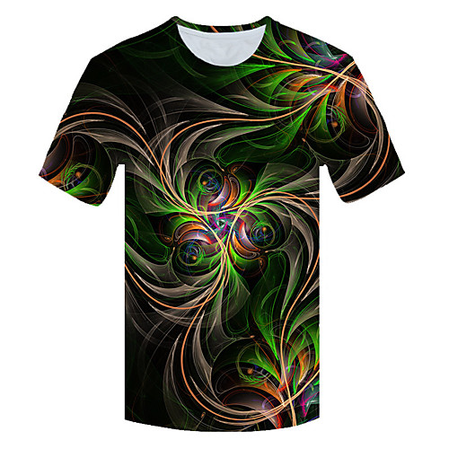 Men's Daily Casual Plus Size T-shirt - 3D Patchwork Round Neck Rainbow / Short Sleeve
Men's Daily Casual Plus Size T-shirt - 3D Patchwork Round Neck Rainbow / Short Sleeve