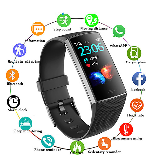 CM05 Fitness Bracelet Health Heart Rate Monitor Pedometer Activity Tracker Smart Bracelet Men Women Sport Smart Watch
CM05 Fitness Bracelet Health Heart Rate Monitor Pedometer Activity Tracker Smart Bracelet Men Women Sport Smart Watch