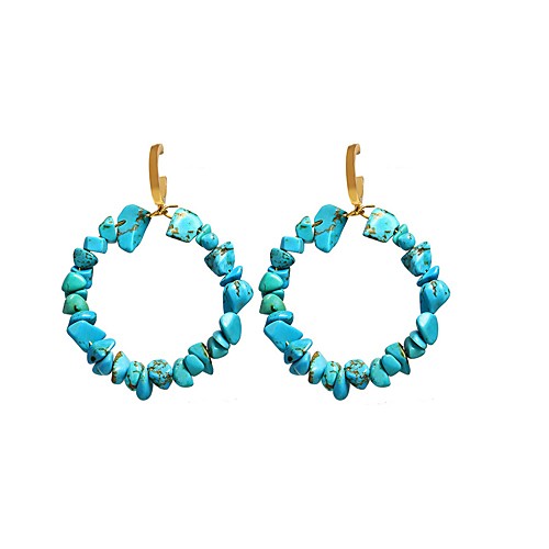 Women's Turquoise Drop Earrings Classic Lucky Tropical Romantic Earrings Jewelry Royal Blue For Gift Festival 1 Pair
Women's Turquoise Drop Earrings Classic Lucky Tropical Romantic Earrings Jewelry Royal Blue For Gift Festival 1 Pair