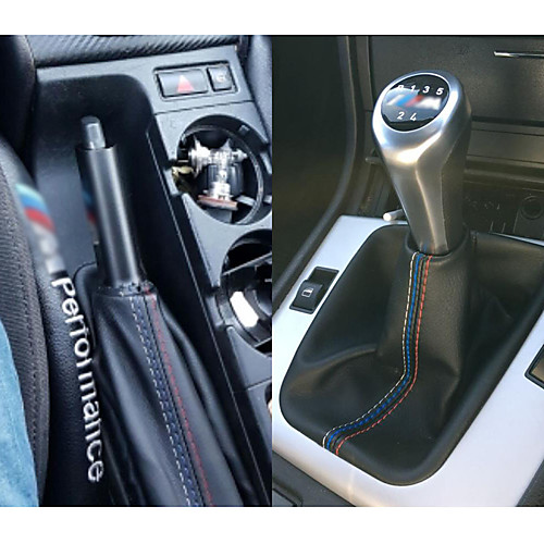 2Pcs/Set Handbrake Gaiter Shift Boot Leather Boot Sleeve for BMW 3 Series E36 E46 M3
2Pcs/Set Handbrake Gaiter Shift Boot Leather Boot Sleeve for BMW 3 Series E36 E46 M3