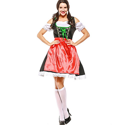 Bavarian Costume Women's International Halloween Performance Cosplay Costumes Theme Party Costumes Women's Dance Costumes Cotton Lace-up
Bavarian Costume Women's International Halloween Performance Cosplay Costumes Theme Party Costumes Women's Dance Costumes Cotton Lace-up