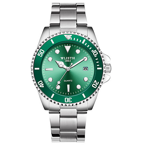 Men's Steel Band Watches Japanese Quartz Stainless Steel Calendar / date / day Noctilucent Analog Classic - Black Blue Fruit Green
Men's Steel Band Watches Japanese Quartz Stainless Steel Calendar / date / day Noctilucent Analog Classic - Black Blue Fruit Green