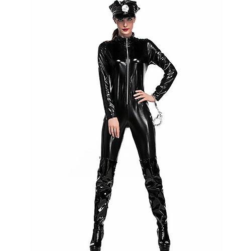 Police Costume Women's Career Halloween Performance Cosplay Costumes Theme Party Costumes Women's Dance Costumes PU Split Joint
Police Costume Women's Career Halloween Performance Cosplay Costumes Theme Party Costumes Women's Dance Costumes PU Split Joint