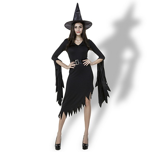 Witch Costume Women's Fairytale Theme Halloween Performance Cosplay Costumes Theme Party Costumes Women's Dance Costumes Polyester Belt
Witch Costume Women's Fairytale Theme Halloween Performance Cosplay Costumes Theme Party Costumes Women's Dance Costumes Polyester Belt