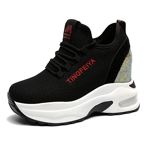 Women's Athletic Shoes Creepers Round Toe Tissage Volant Sporty / British Fall & Winter White / Red / Slogan
Women's Athletic Shoes Creepers Round Toe Tissage Volant Sporty / British Fall & Winter White / Red / Slogan