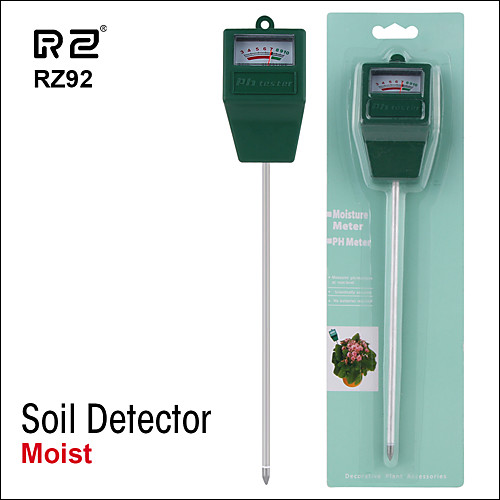 RZ Soil Moisture Meter Humidity Hygrometer Measure PH Meter Soil Moisture Monitor Gardening Plant Farming Light Sunlight Tester
RZ Soil Moisture Meter Humidity Hygrometer Measure PH Meter Soil Moisture Monitor Gardening Plant Farming Light Sunlight Tester