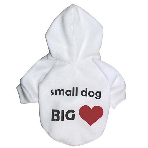 Dogs Hoodie Sweatshirt Dog Clothes Bronze White Costume Dalmatian Corgi Beagle Fabric Fleece Heart Quotes & Sayings Love Simple Style Casual / Sporty XS S M L
Dogs Hoodie Sweatshirt Dog Clothes Bronze White Costume Dalmatian Corgi Beagle Fabric Fleece Heart Quotes & Sayings Love Simple Style Casual / Sporty XS S M L